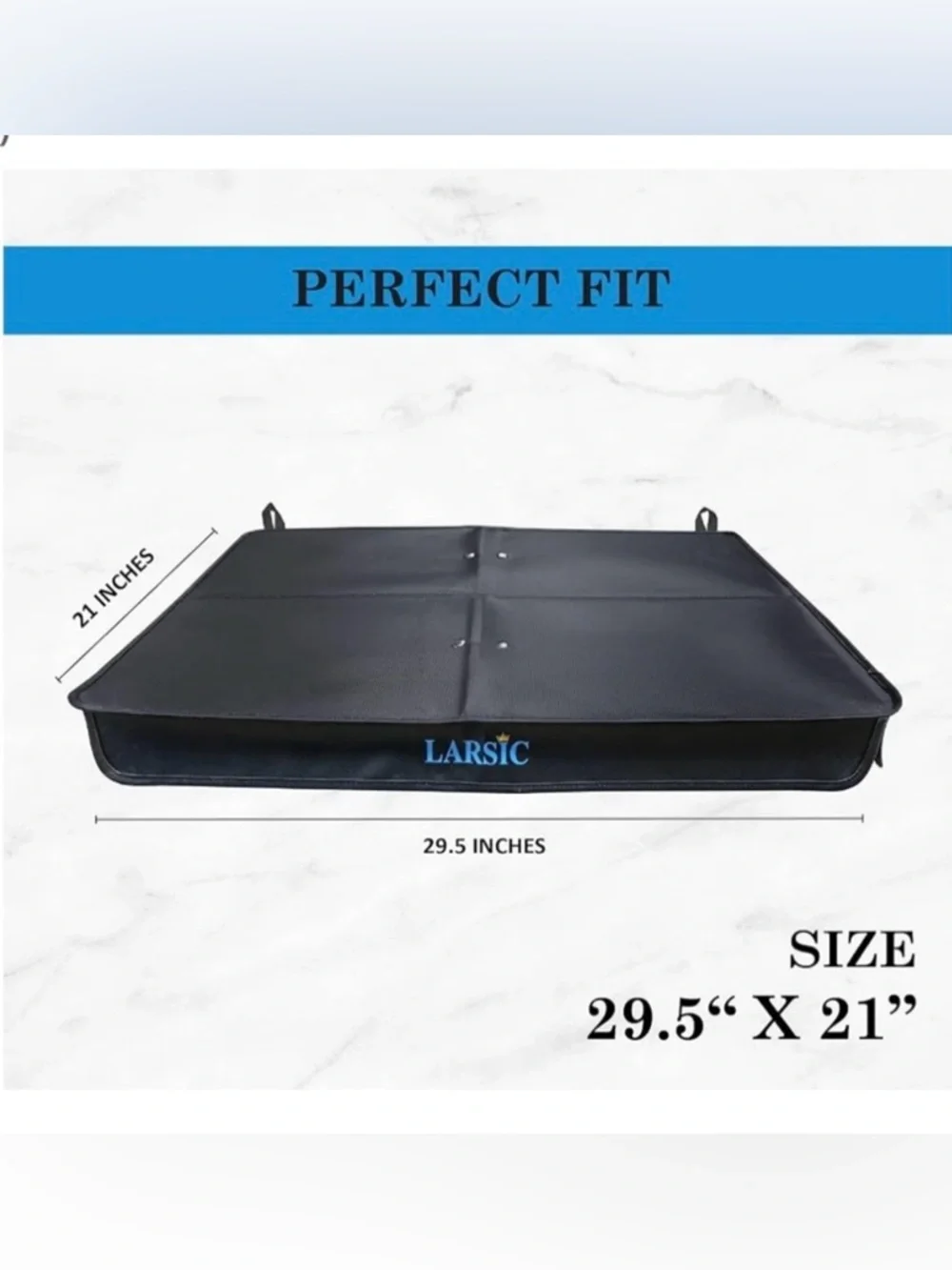 Foldable Black Gas Stove Cover - Heat Resistant